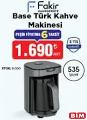 FAKİR BASE TÜRK KAHVE MAKİNESİ